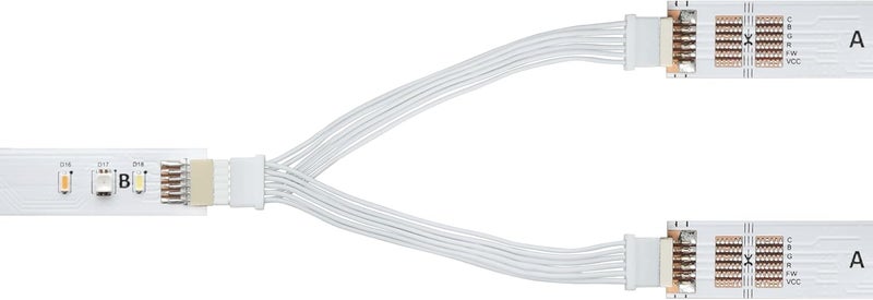 Litcessory Splitter for Philips Hue, Solo Lightstrip (2 Pack, White - Micro 6-PIN V4 / Solo Lightstrip) - Image 3